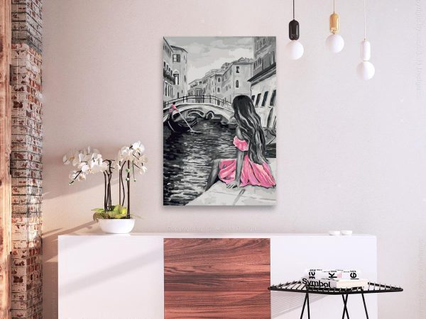 Paint By Numbers Kit - Venice (A Girl In A Pink Dress)