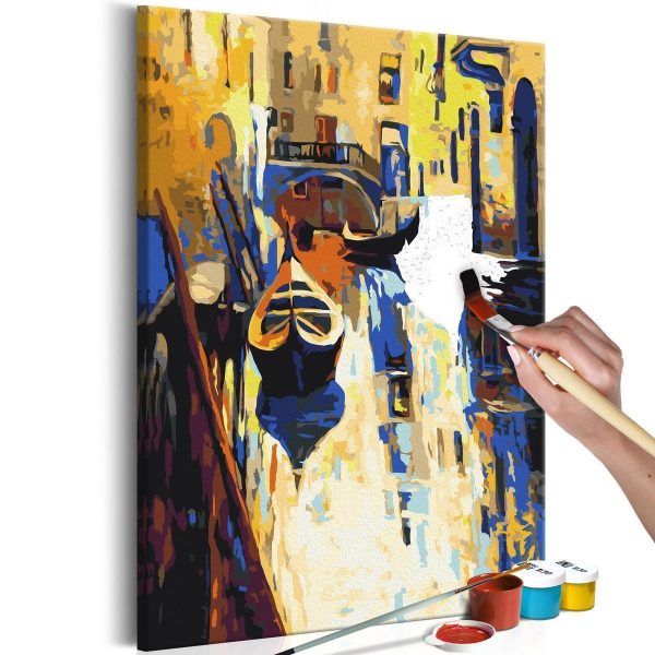 Paint By Numbers Kit - Venice (Gondolas)