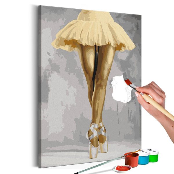 Paint By Numbers Kit - Yellow Ballerina