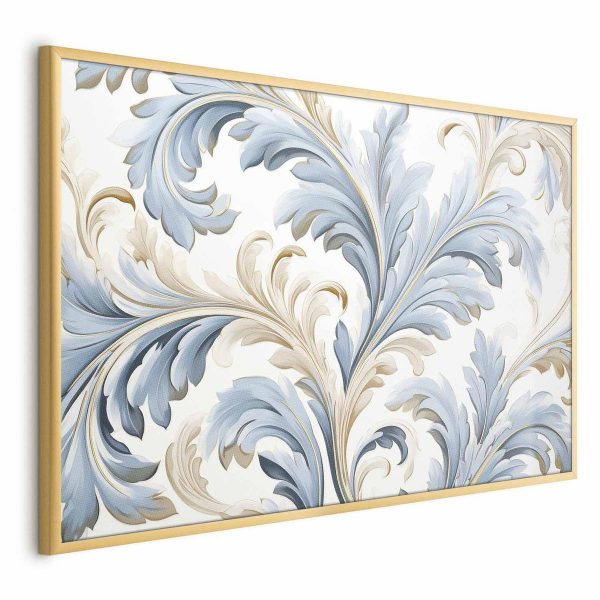 Poster - Baroque Vines in Light Colors