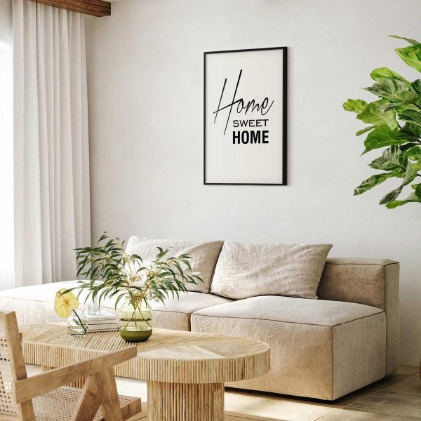 Poster - Black and White: Home Sweet Home