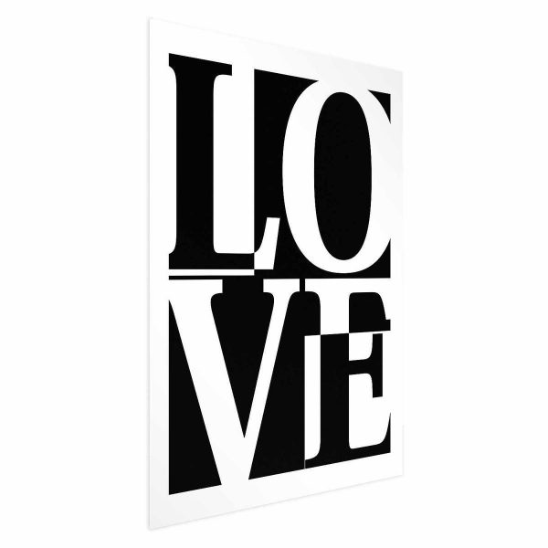 Poster - Black-and-White Love