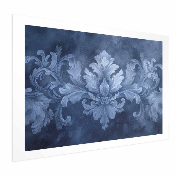 Poster - Blue Ornament in Cool Shades