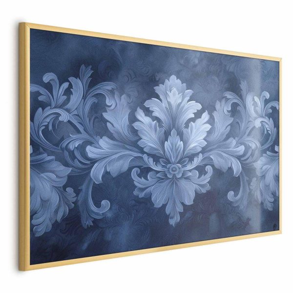 Poster - Blue Ornament in Cool Shades