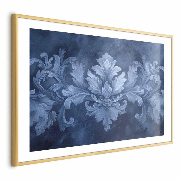 Poster - Blue Ornament in Cool Shades