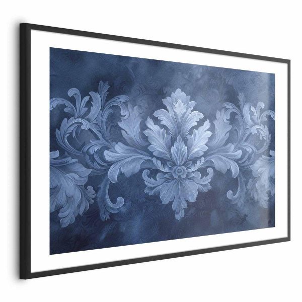Poster - Blue Ornament in Cool Shades