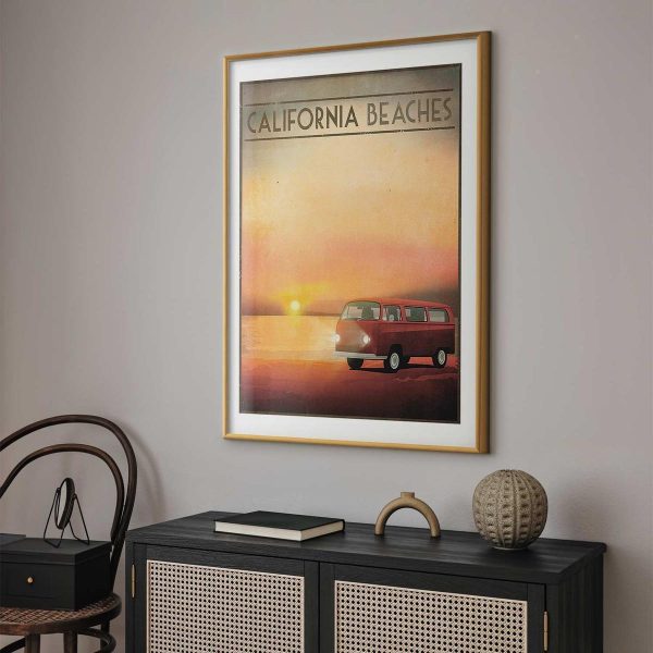 Poster - California Beaches