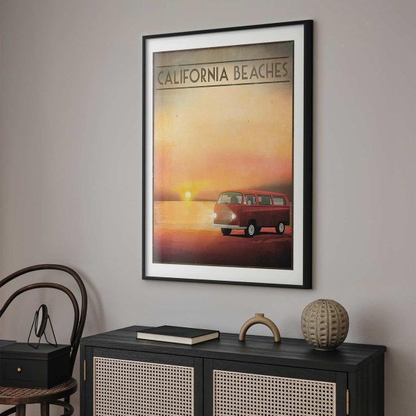 Poster - California Beaches