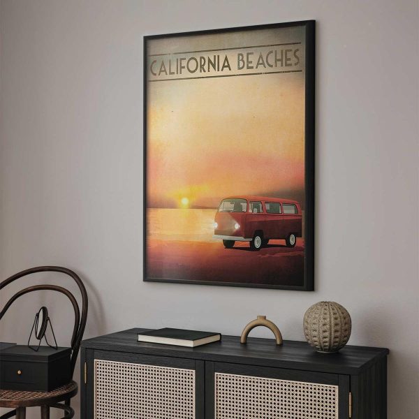 Poster - California Beaches