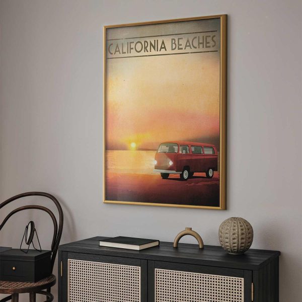 Poster - California Beaches
