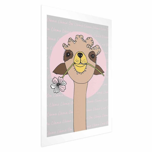 Poster - Cheerful Llama
