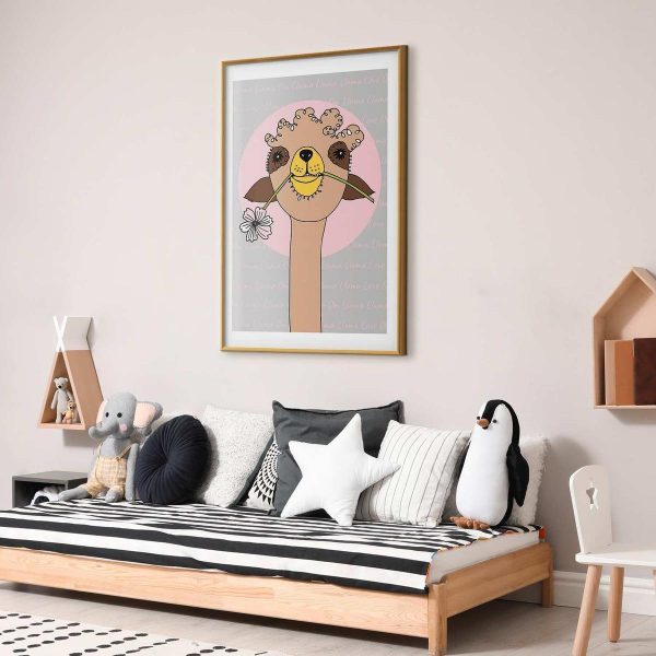 Poster - Cheerful Llama