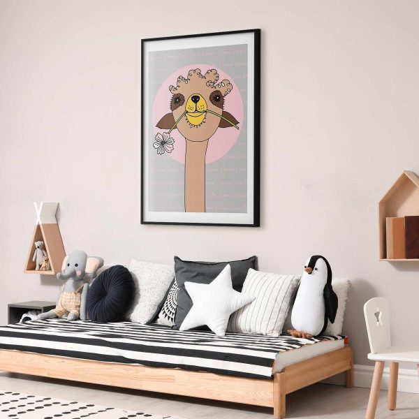 Poster - Cheerful Llama