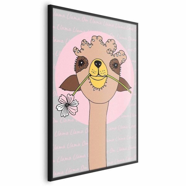 Poster - Cheerful Llama