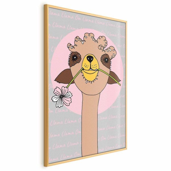 Poster - Cheerful Llama