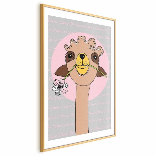 Poster - Cheerful Llama