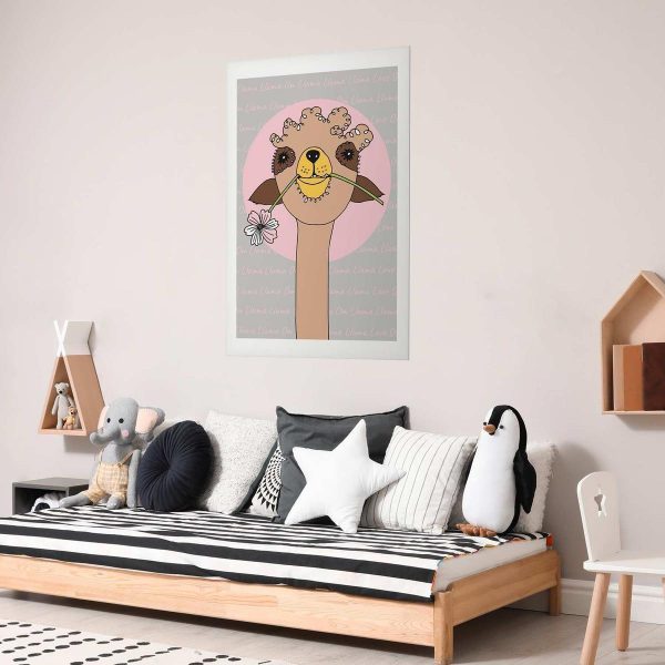 Poster - Cheerful Llama
