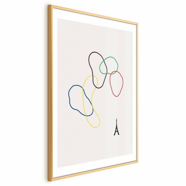 Poster - Colorful Circles - digital graphic - minimalism