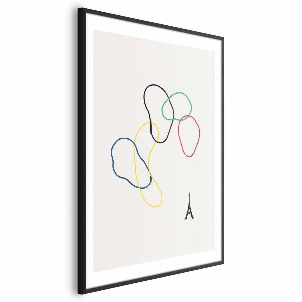 Poster - Colorful Circles - digital graphic - minimalism