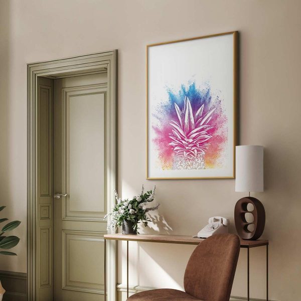 Poster - Colorful Pineapple