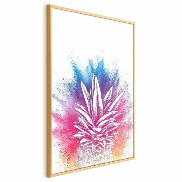 Poster - Colorful Pineapple