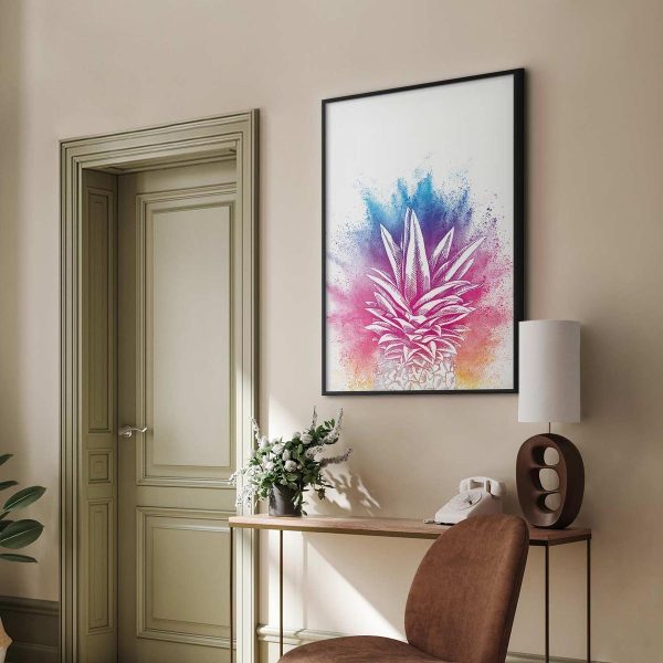 Poster - Colorful Pineapple