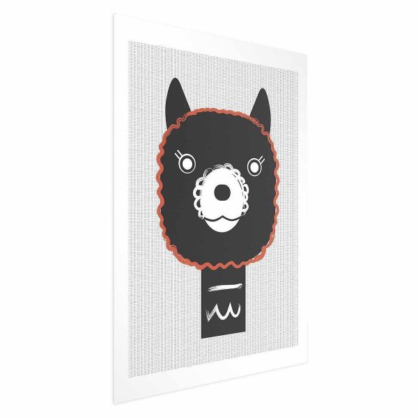 Poster - Decorative Alpaca