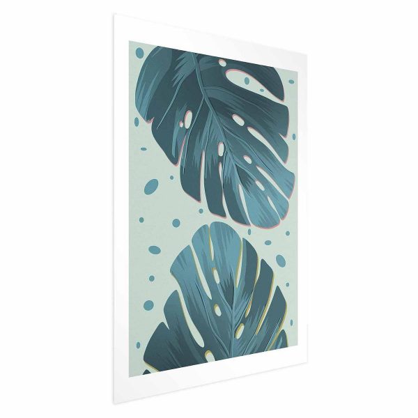 Poster - Dewy Leaves