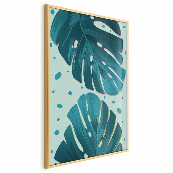 Poster - Dewy Leaves