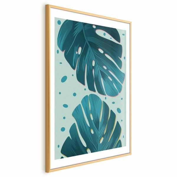 Poster - Dewy Leaves