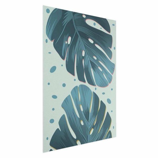 Poster - Dewy Leaves