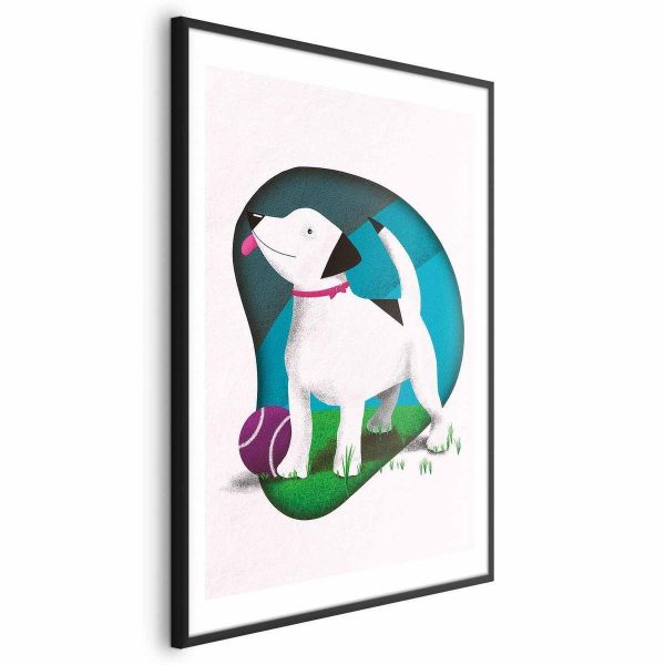 Poster - Dog and Ball