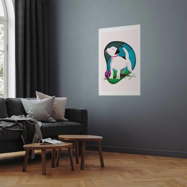 Poster - Dog and Ball