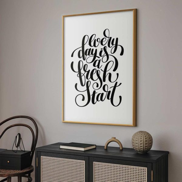 Poster - Every Day a Fresh Start
