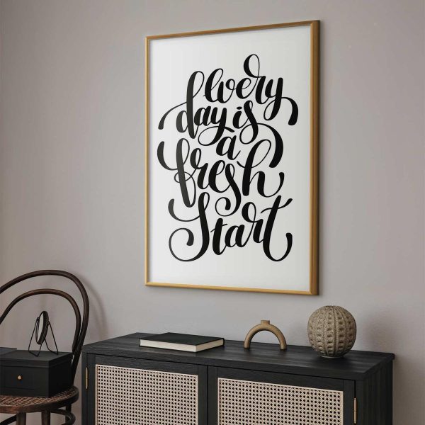 Poster - Every Day a Fresh Start