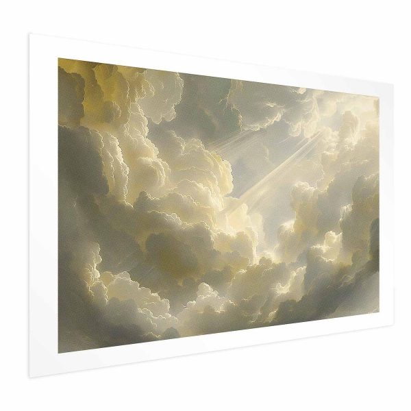 Poster - Fascinating Play of Colors Against the Clouds