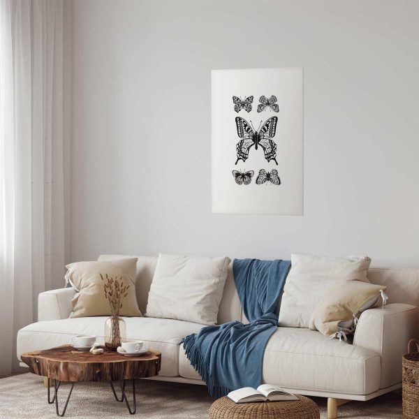 Poster - Five Butterflies