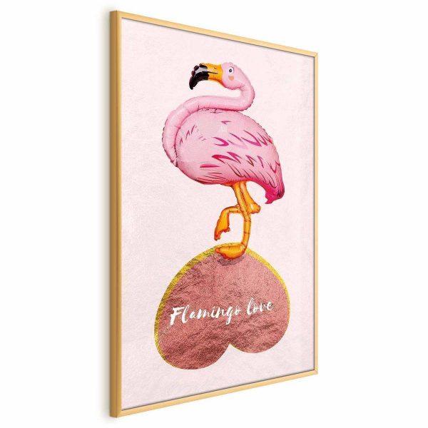 Poster - Flamingo in Love