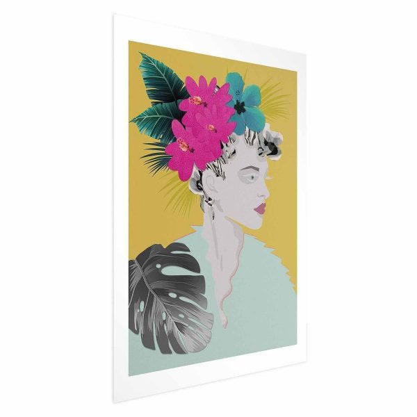 Poster - Flowers in the Hair