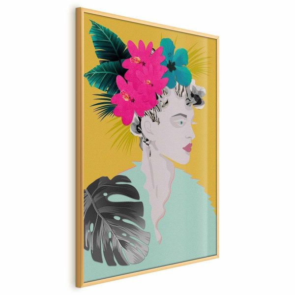 Poster - Flowers in the Hair
