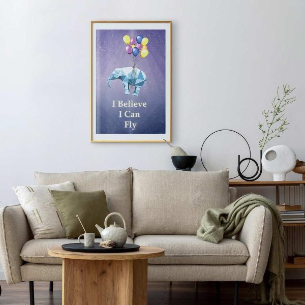 Poster - Flying Elephant