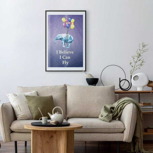 Poster - Flying Elephant