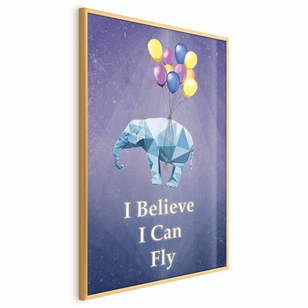 Poster - Flying Elephant