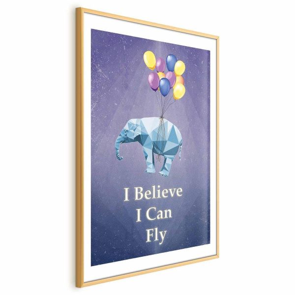 Poster - Flying Elephant
