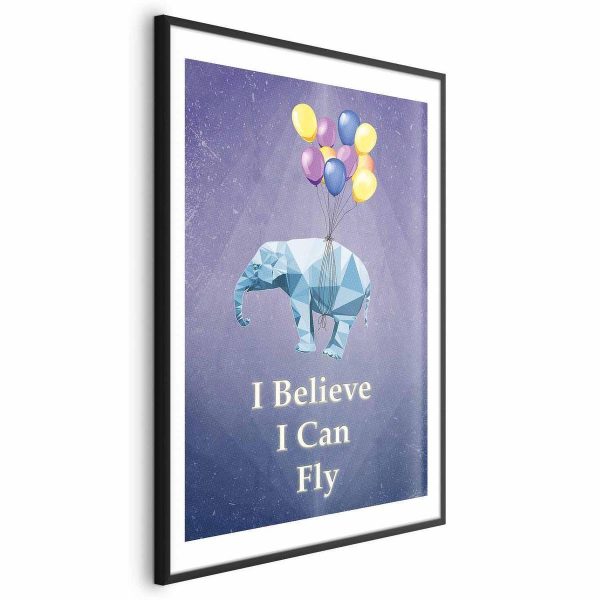 Poster - Flying Elephant
