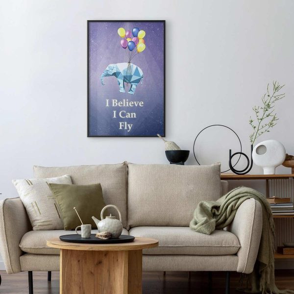 Poster - Flying Elephant