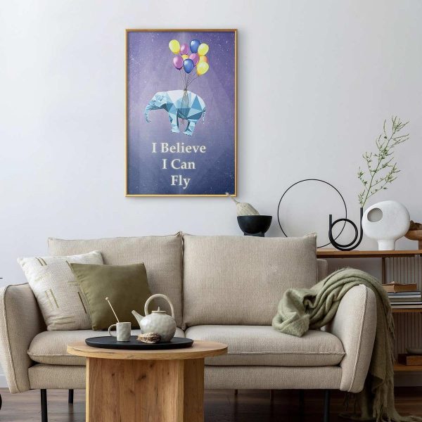 Poster - Flying Elephant