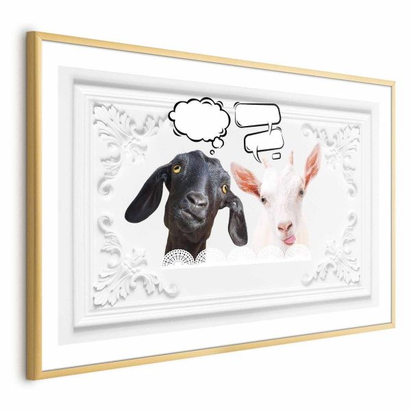 Poster - Funny Goats