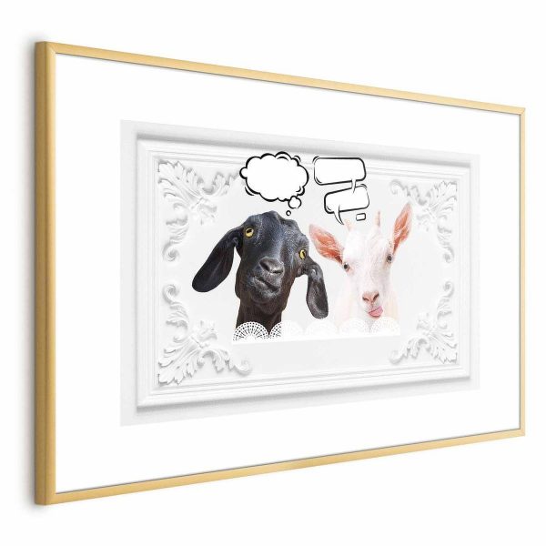 Poster - Funny Goats