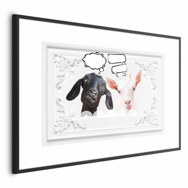 Poster - Funny Goats